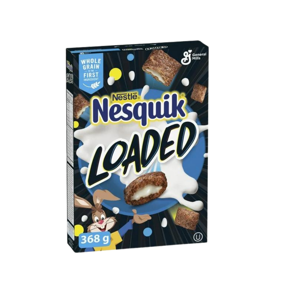 Nesquik Loaded Cereal (Canadian) 368g - Out of Date